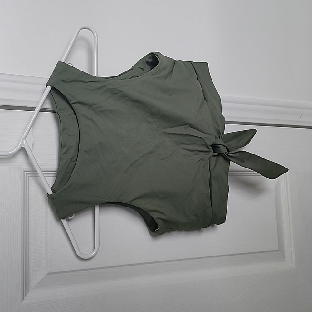 Green Swim Top